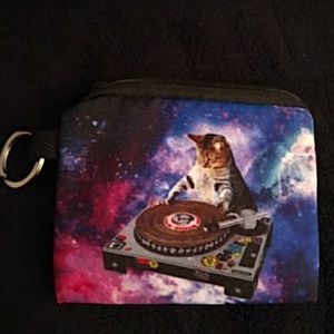 NEW - Change purse or coin bag - Cat